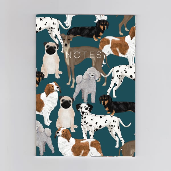 A6 Mini Notebook - Dogs
