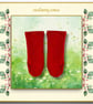 Reserved for Claire - Red Socks