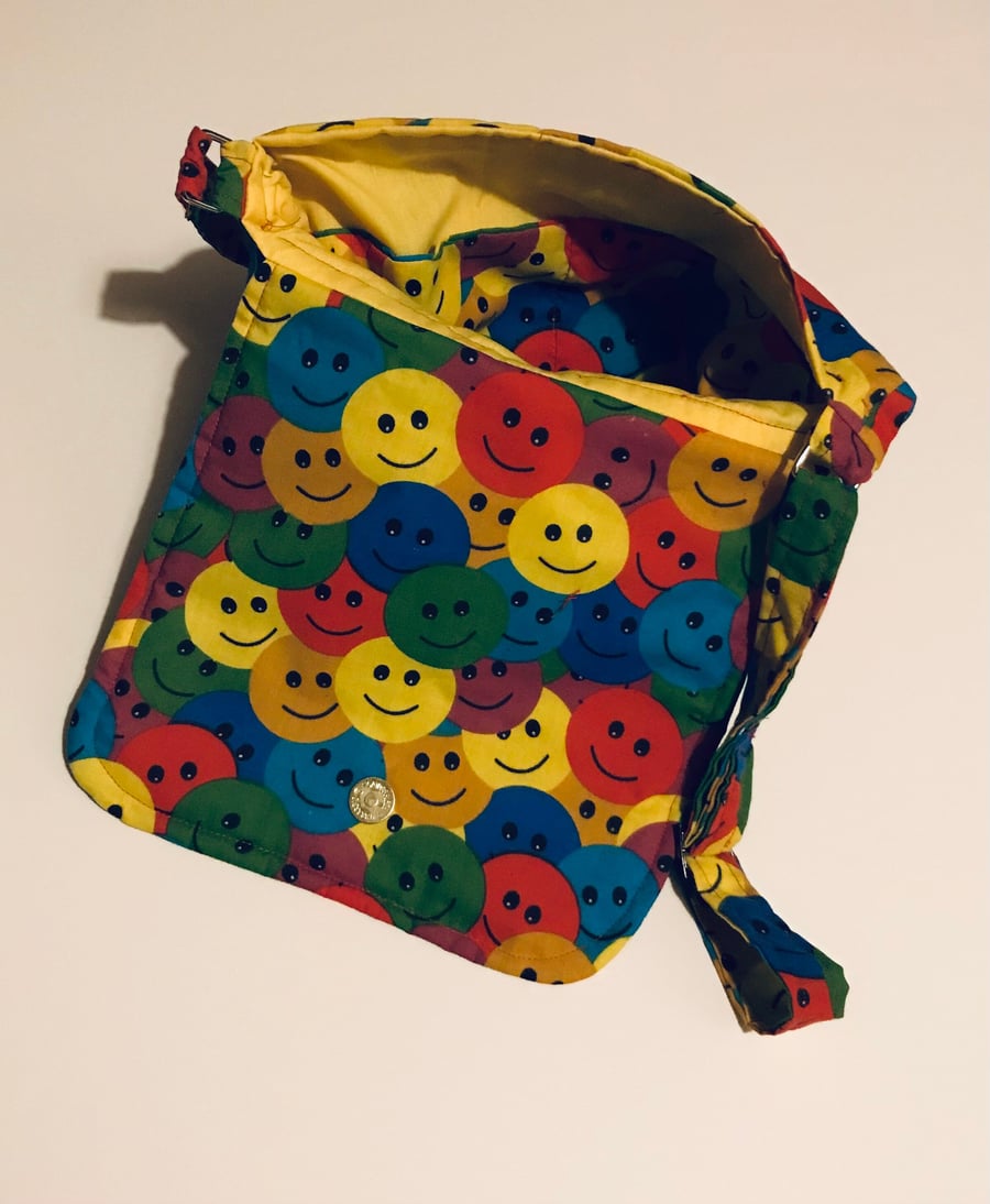 Handmade Smiley Hip Bag