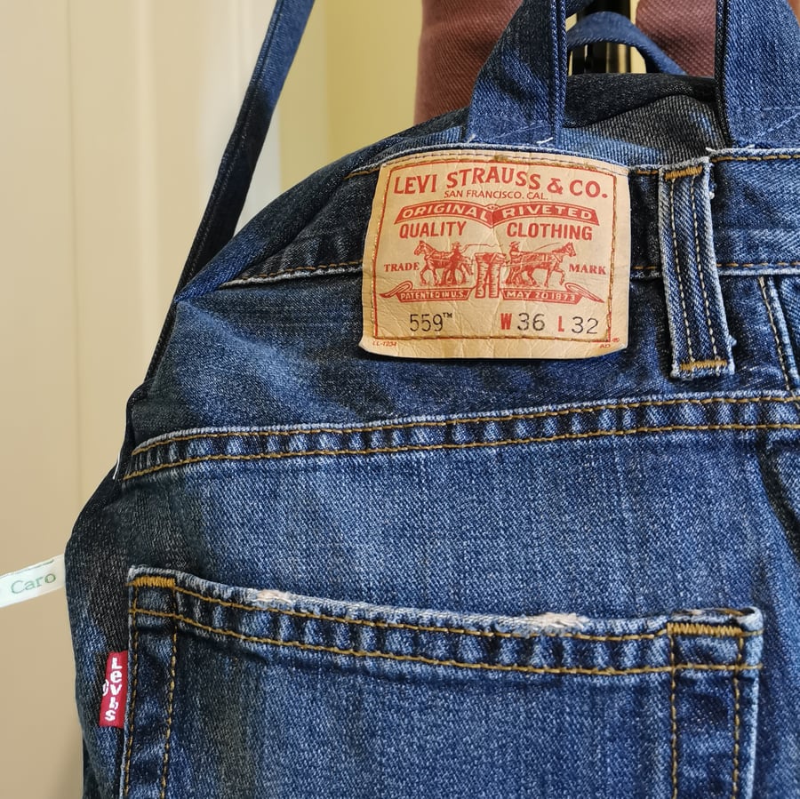 Upcycled Levi's Jeans Bag