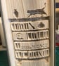 Bookcase with cat 180 CUT & FOLD Book Folding Pattern - EMAILED PDF PATTERN - Image 7