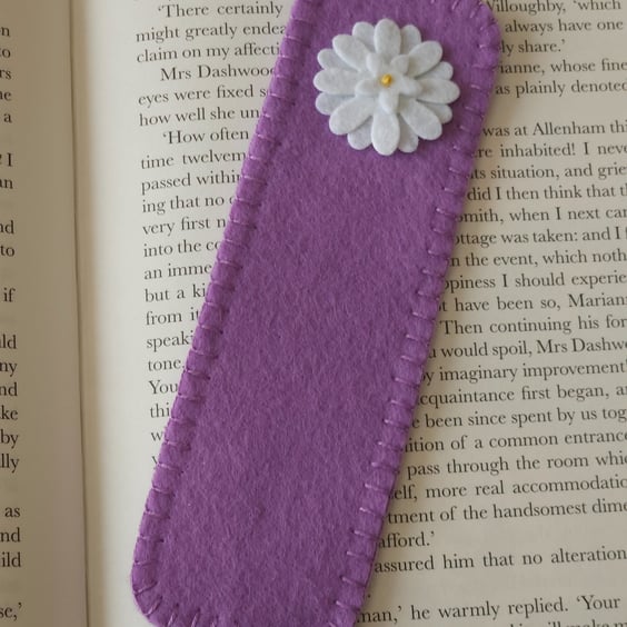 Hand stitched Bookmark 