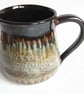 Mug Brown Glazed  - Hand Thrown Stoneware Ceramic Mug 