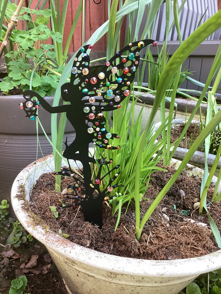 Garden fairy sun catcher