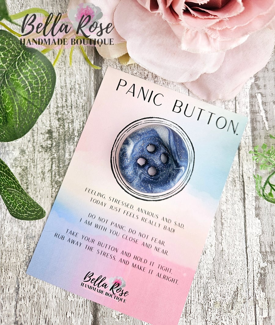 Panic Button - worry stone