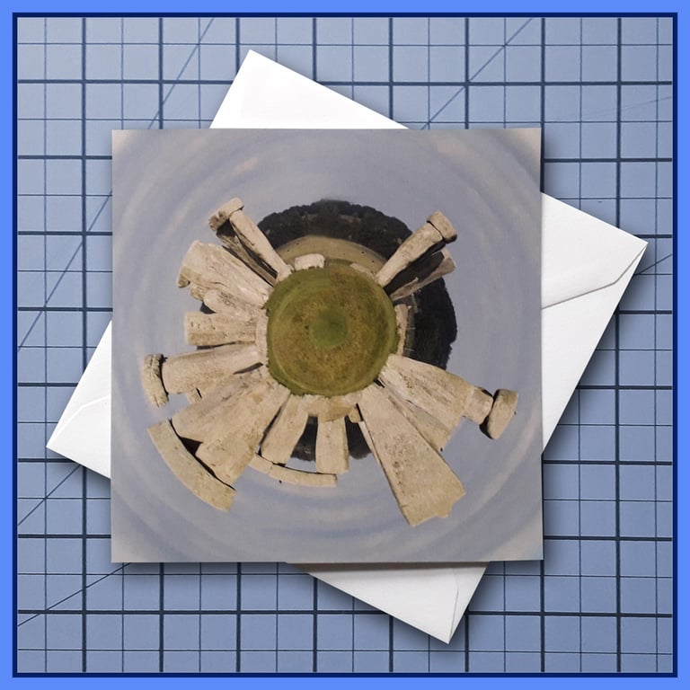 Stonehenge – “Planet Stonehenge” Note Card - Greeting Card