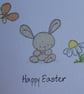 Pack of 3 Easter Cards - Bunny & Daisy - Image 2