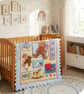 Hand quilted Playtime Baby Quilt or play-mat - Image 1