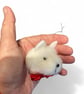 Needle felted dog bauble - westie - Image 5