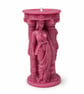 Greek Goddess Pillar Candle - Decorative Handmade Candle - Custom Colour