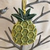 Ceramic Pineapple Christmas decoration Pottery Pineapple