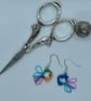 Tatted Fish Earrings - Image 2