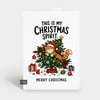 Funny Christmas Card For Him Or Her - Regret Cheeky Cat