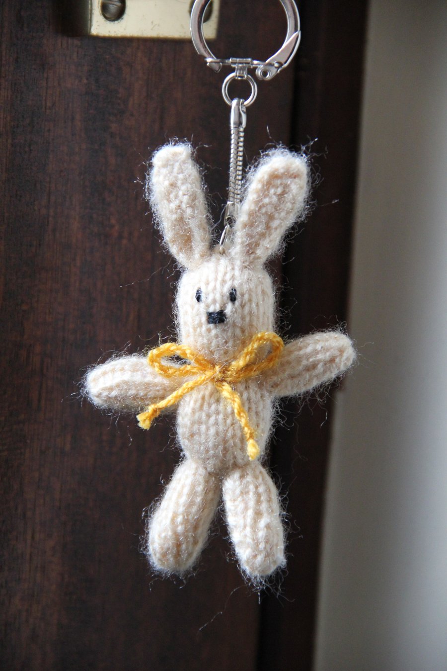 Tiny Rabbit Key Ring