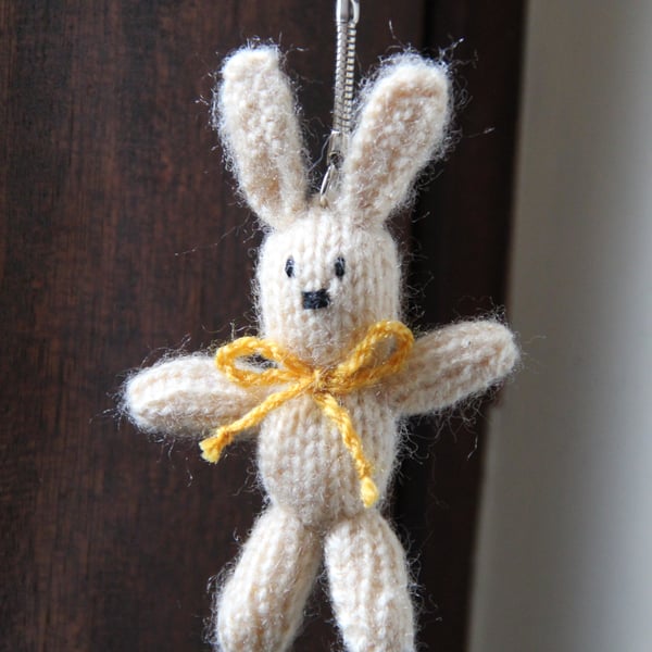 Tiny Rabbit Key Ring