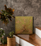 Original textured abstract painting, 12x12 inches,  - Image 1