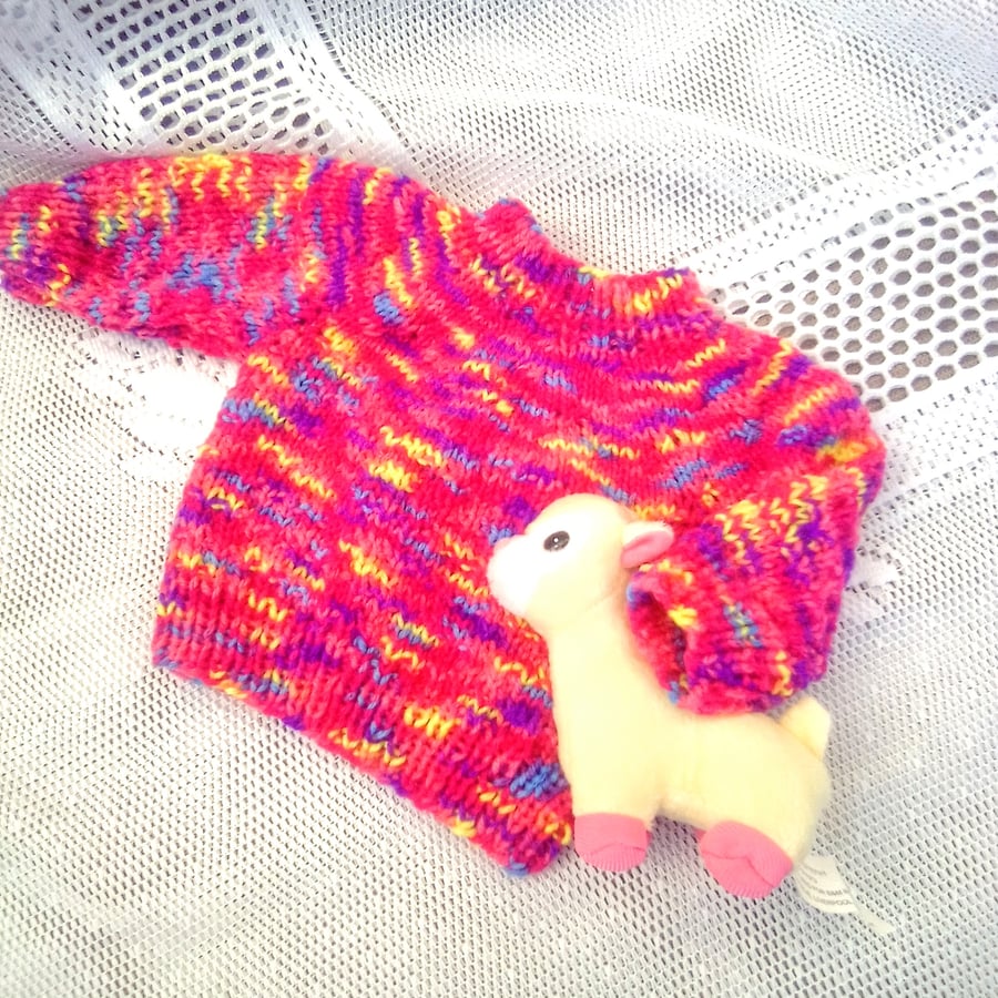 Baby's Knitted Round Neck Jumper, Gift Ideas for Baby, Baby Shower Gift