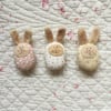 Easter bunnies set of three