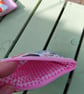 Quilted Woodland Animals Coin Purse with Pink zip - Image 3