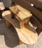 Farmhouse rustic stool - Image 3