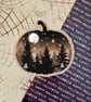Spooky Pumpkin Halloween Sticker. Vinyl Spooky Sticker. - Image 4