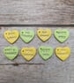 Alternative Valentine Heart Polymer Clay Charms - Image 2