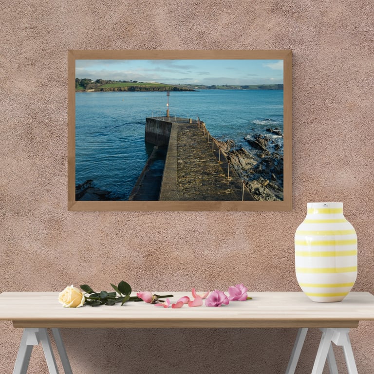 Porthscatho Harbour on the Roseland in Cornwall