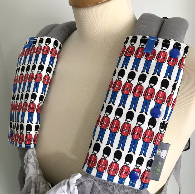 TEETHING PADS Strap Covers for ERGO Baby Carrie... Folksy