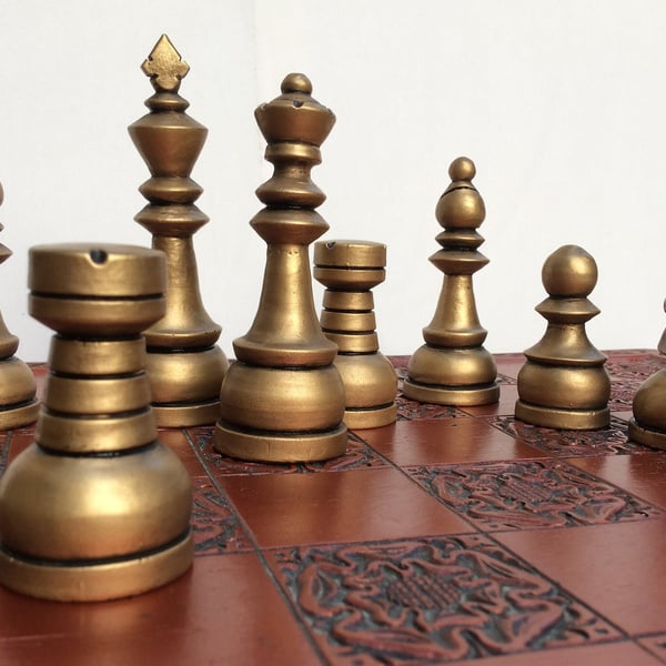 Staunton Chess Set - Philippine Staunton chess set design - Chess pieces only