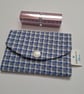 Blue check card holder - Image 4