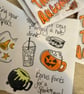 Autumn Halloween Zine With Badge Set - Image 2
