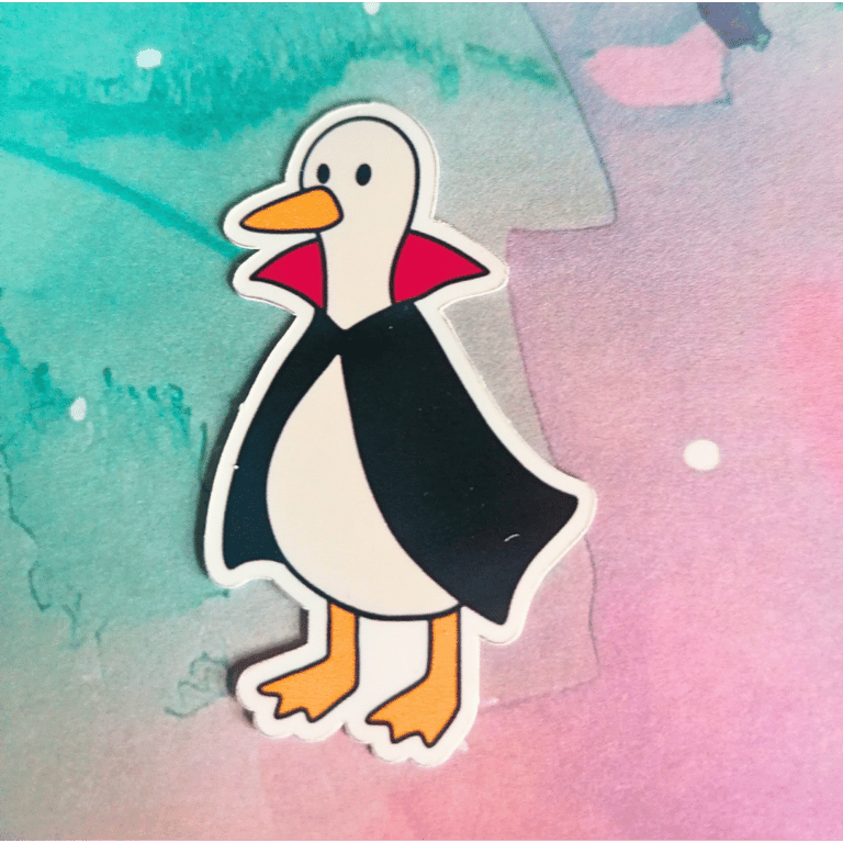 Dracugoose (Count Honkula) Vinyl Sticker