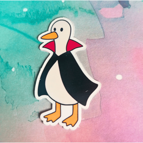 Dracugoose (Count Honkula) Vinyl Sticker