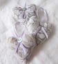 SET OF 3 WILLIAM MORRIS LAVENDER BAGS - HEART SHAPED  - Image 2