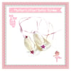 Reserved for Sue - Ivory and lavender ballet shoes