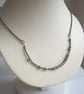 Customisable City Morse Code necklace - Manchester - mixed metals - Image 3
