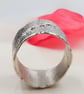 Handmade Sterling Silver Ring – Black Cubic Zirconia Ring - Size O - Image 6
