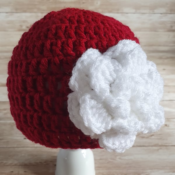 Baby's First Christmas Hat - Handmade Crochet Design