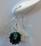 Handmade Murano Glass Blackberries on Sterling Silver Hooks - Image 2