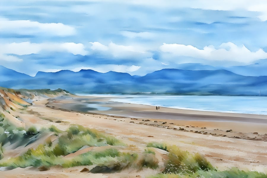 Digital Download of Picture Beach  Anglesey Wales 