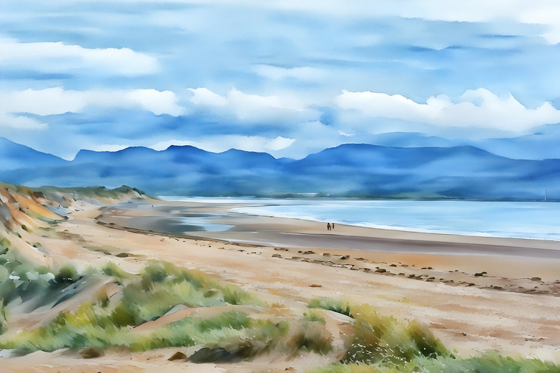 Digital Download of Picture Beach  Anglesey Wales 