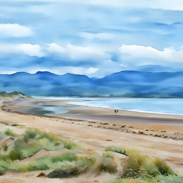 Digital Download of Picture Beach  Anglesey Wales 
