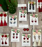 Red bow hoops - Image 4