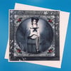 Gothic Birthday Card - 8x8 inches, 20x20cms