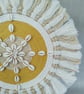 Handmade Fibre & Shell Wall or Shelf Decor - Amanda's Autumn Fibre Art Set - Image 7