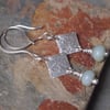 Sterling Silver & Amazonite Earrings