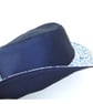 Blue Sun Hat Bucket Hat Ditsy Floral Rim Navy Blue Duck Egg Reversible Shade - Image 7