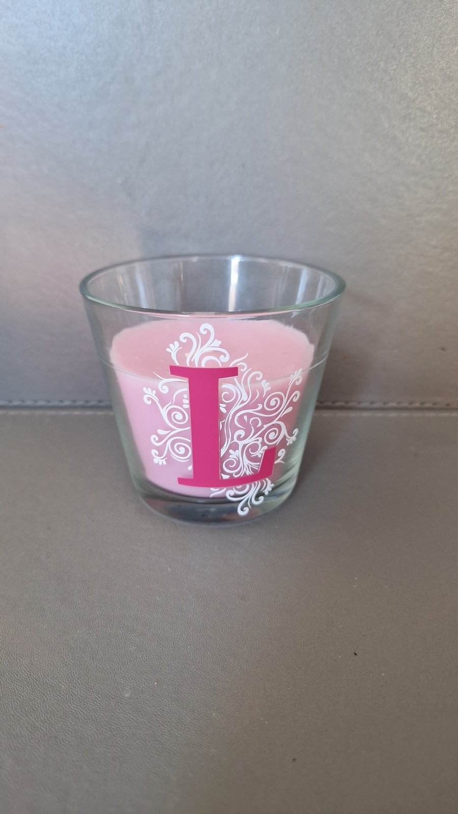 Personalised Initial Candle (small)
