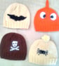 Halloween Themed Beanie Hats for Baby, Halloween Gift Idea, Knitted Hat - Image 1