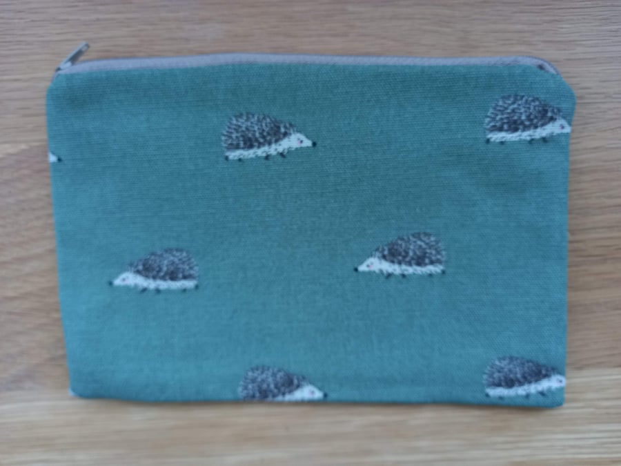 Hedgehog Storage pouch - ideal gift  make up bag